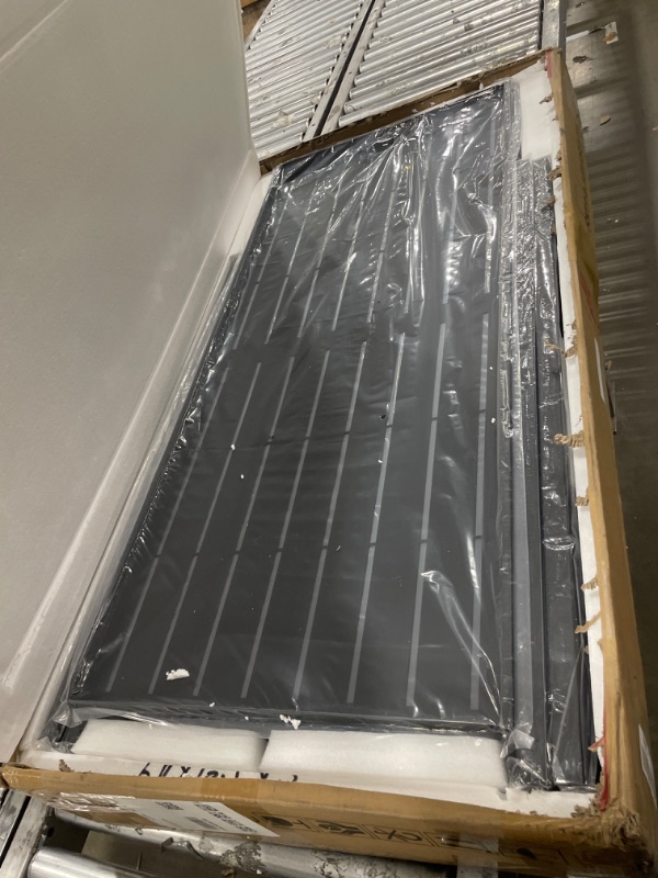 Photo 1 of ***MISSNG 1 PANEL***TOAOTBNBO Metal Planter Box with Trellis, Heavy-Duty Raised Garden Bed for Climbing Plants, Drainage Hole, Outdoor Planter Box with Privacy Screen?47''L×16''W×71''H