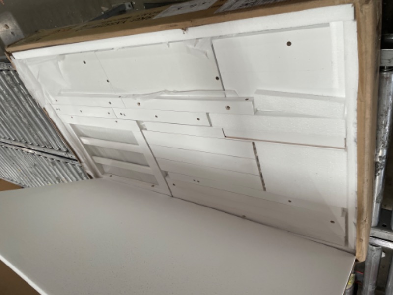 Photo 1 of ***INCOMPLETE***Osparple Twin Size Low Loft Bed, Kids Bed Frame with Shelf, Drawer and Stairs for Girls, Boys, Loft Bed with Storage, Strong Wood Slats Support, White