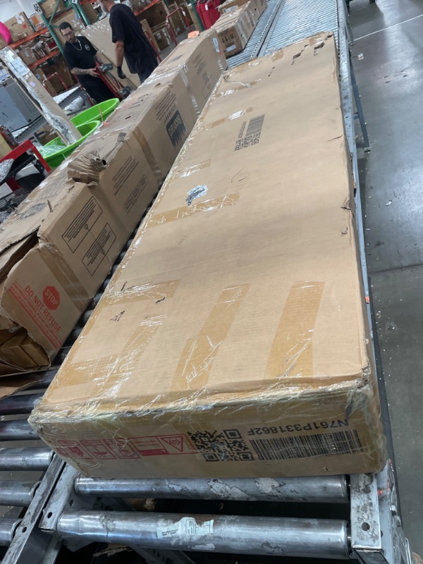 Photo 1 of Merax King Bed Frame with 2 Built-in Led Lights and 2 Floating Storage Shelves, Luxury Velvet Upholstered Platform Bed Frame King Size with Wingback Headboard for Bedroom, No Box Spring Needed, Green