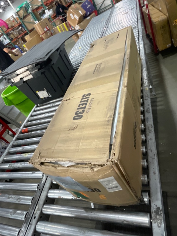 Photo 1 of ***INCOMPLETE***SereneLife Pop Up Canopy Tent 10x30 - Portable Commercial Instant Shelter Foldable/Collapsible Sun Shade Canopy Pop Up Tent w/ 4 Walls, Waterproof Tent Top - 8 Sand Bag & 8 Stake & Ropes SLTET30