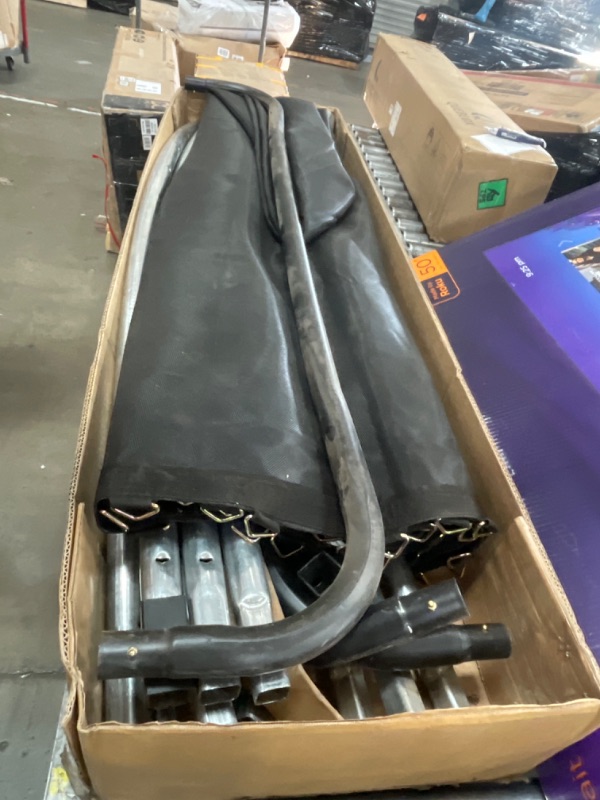 Photo 1 of ***INCOMPLETE***Kiivakii 16FT Trampoline, Outdoor Trampolines for Kids and Adults, Recreational Trampoline with Basketball Hoop, Heavy Duty Round Trampolines with Sprinkler for Backyard, ASTM Approved, Black