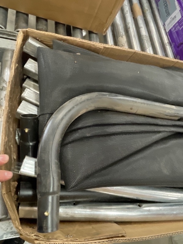 Photo 1 of ***INCOMPLETE***Kiivakii 16FT Trampoline, Outdoor Trampolines for Kids and Adults, Recreational Trampoline with Basketball Hoop, Heavy Duty Round Trampolines with Sprinkler for Backyard, ASTM Approved, Black