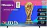 Photo 1 of ***DAMAGED***Hisense 55" E6 Cinema Series QLED 4K UHD Smart Fire TV (55E6QF, 2025 Model) - QLED, AI Light Sensor, Dolby Vision · Atmos, Voice Remote with Alexa, Motion Rate 120, HDR 10+ Adaptive, Game Mode Plus