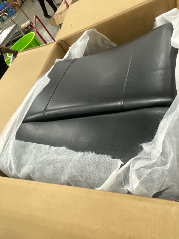 Photo 1 of ***NCOMPLETE***Merax Leather Electric Power Lift Recliner Chair with 2 Cup Holders, USB Charging Port, Cell Phone Stand, Arm Storage, 360°Swivel Tray Table, Elderly Lazy Boy Sofa Seating for Home, Black