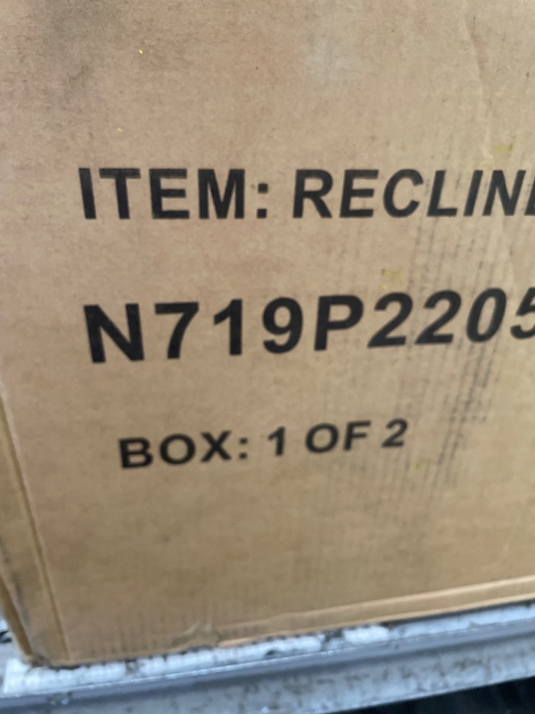 Photo 1 of ***NCOMPLETE***Merax Leather Electric Power Lift Recliner Chair with 2 Cup Holders, USB Charging Port, Cell Phone Stand, Arm Storage, 360°Swivel Tray Table, Elderly Lazy Boy Sofa Seating for Home, Black