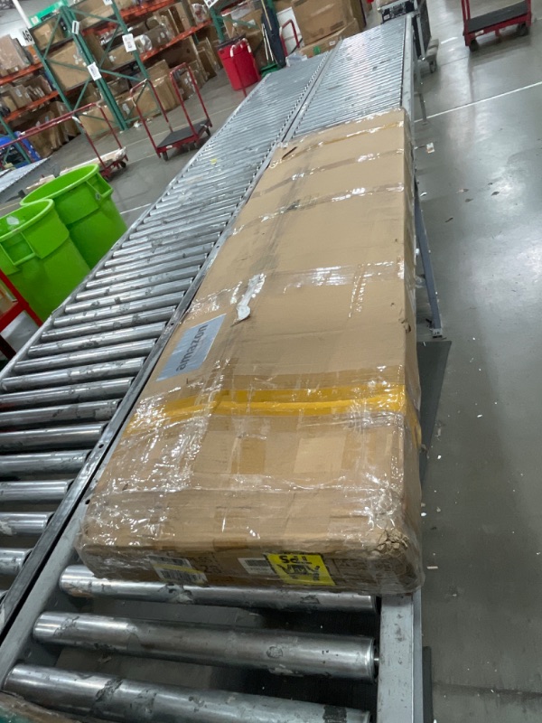 Photo 1 of **************INCOMPLETE ITEM, THIS IS ONLY 1 BOX IN A MULTI BOX SET*************
DWVO 12' x 8' Outdoor Storage Shed, Waterproof Metal Garden Shed with Windows, Lockable Doors, and Sloped Roof for Patio, Backyard, Lawn, Tool Storage, Bike Shed, Pet Shelte