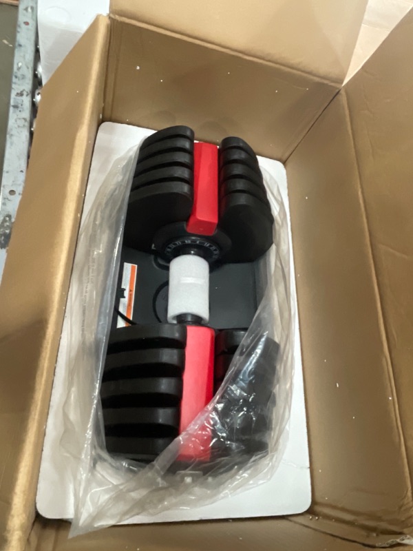 Photo 1 of ****************THIS IS ONLY 1 DUMBBELL************
Yaheetech Adjustable Dumbbells Set 90LB Adjustable Dumbbells Pair Fast Adjust Weight 2PCS