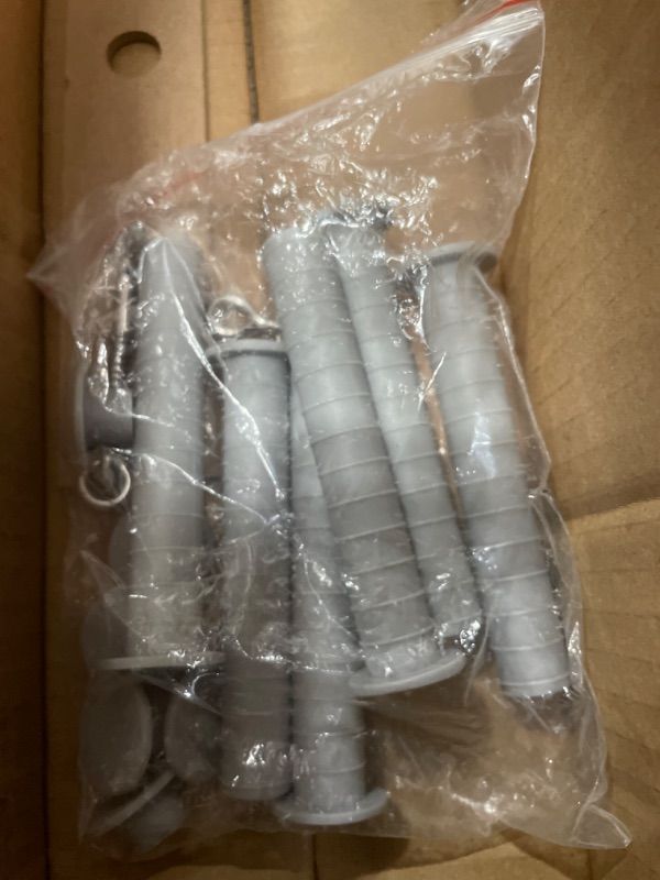 Photo 1 of *USED UNKNOWN MISSING PARTS*4FT x 48FT Removable Pool Safety Fence, 320GSM Mesh with Stainless Steel Frame, DIY Adjustable Barrier for Inground/Above Ground Pools, Garden, Deck, and Backyard Protection
