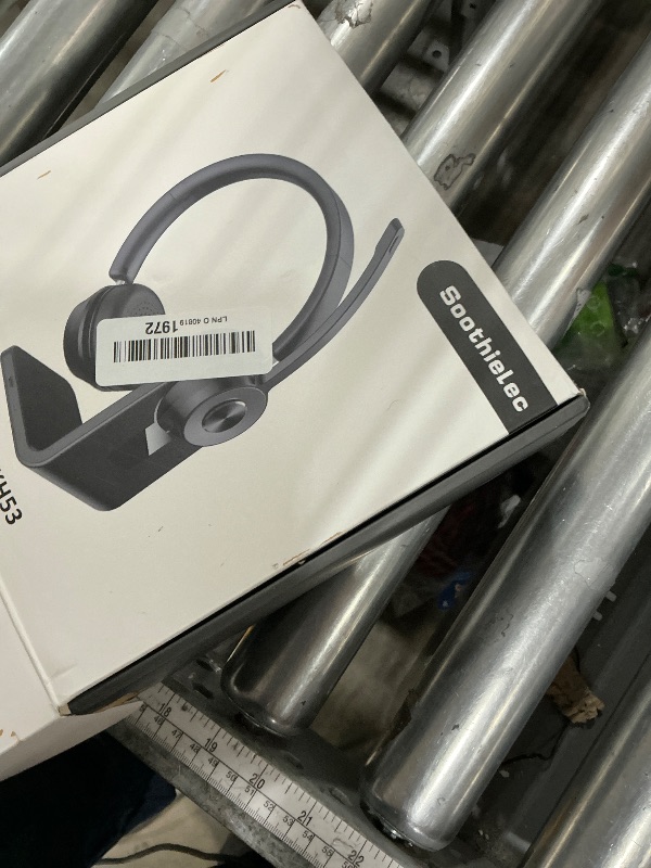 Photo 1 of (Upgraded Version) Wireless Headset, Bluetooth Headset with Noise Cancelling Microphone, Best Headphones with Mic Mute & USB Dongle for PC/Computer/Laptop/Cell Phones/Remote Work/Call Center