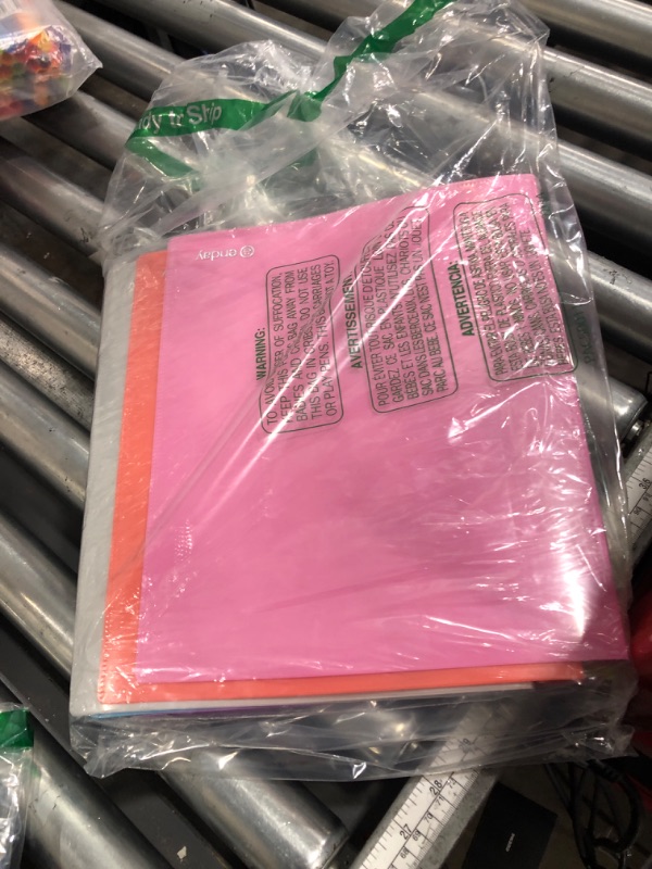 Photo 1 of 1/2" Poly 3 Ring Presentation View Binder with Pocket Allows for Quick Loading of Spine Inserts and Prevents Gapping and Mis Alignment of Rings (Pack of 6) - by Emraw