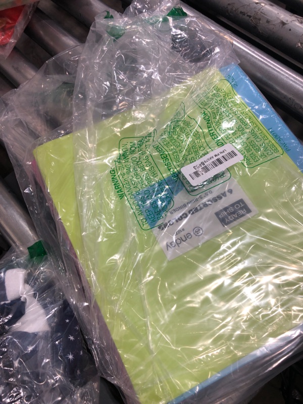 Photo 1 of 1/2" Poly 3 Ring Presentation View Binder with Pocket Allows for Quick Loading of Spine Inserts and Prevents Gapping and Mis Alignment of Rings (Pack of 6) - by Emraw