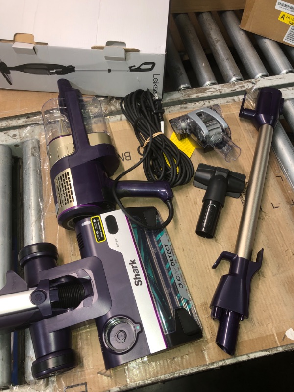 Photo 1 of ***FOR PARTS ONLY***(MISSING HARDWARE//COSMETICS)
Shark POWERDETECT Ultra-Light Corded Stick Vacuum with DuoClean Technology, Self-Cleaning Brushroll for No Hair Wrap, Anti-Allergen Complete Seal, and Odor Neutralizer Technology, HZ4002