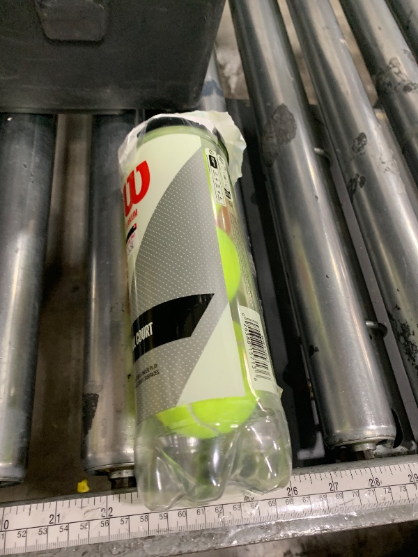 Photo 1 of (opened) Wilson Sporting Goods Titanium 3 Tennis Balls (1-can)