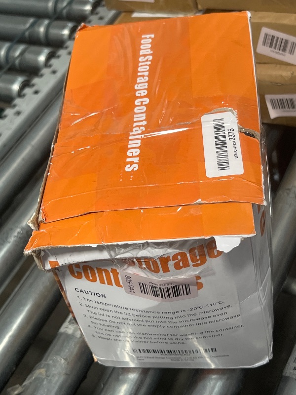 Photo 1 of 40 PCS Food Storage Containers with Lids Airtight (20 Containers & 20 Lids), Plastic Storage Meal Prep Container-Stackable 100% Leakproof & Microwave Organization and Storage Sets, Lunch Containers