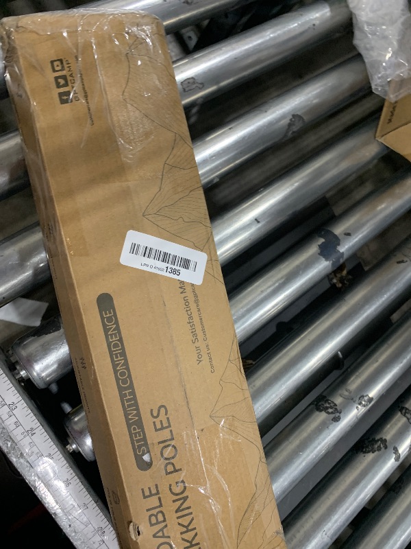 Photo 1 of ***MISSING PARTS***     GPTCAMP Walking Sticks,Trekking Poles Collapsible Hiking Poles,Lightweight Folding Travel Walking Pole for Men Women,2pc Adjustable Hiking Stick with EVA Foam Grips for Backpacking,Blue