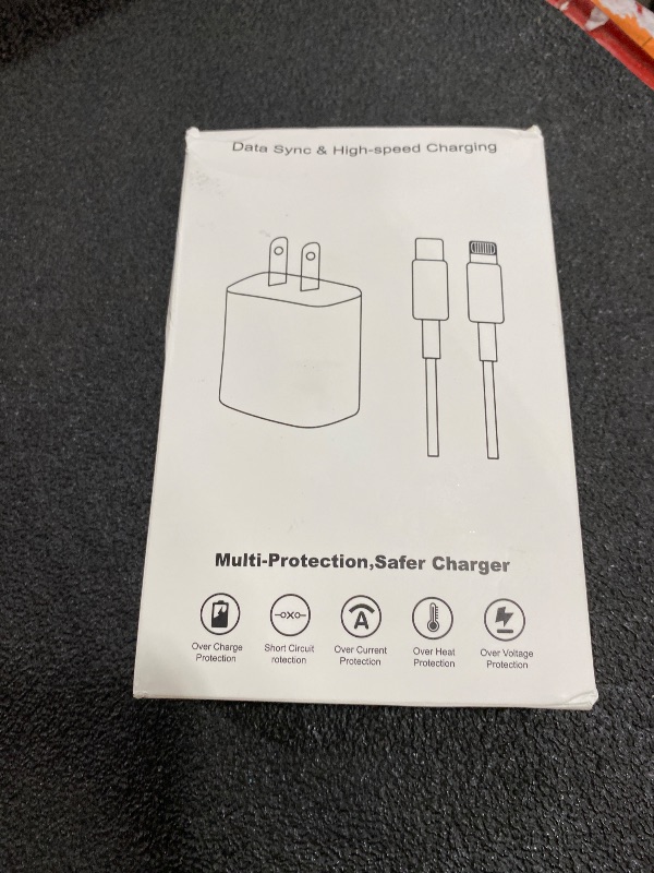 Photo 1 of [Apple MFi Certified]Long iPhone Fast Charging Cable,3Pack 20W Phone Charger USB C Charger Block Plug+6Foot Type C to Lightning Cord for iPhone 14/Pro/Pro Max/Plus/13/12/11/XS/XR/X/SE2022/iPad/AirPods