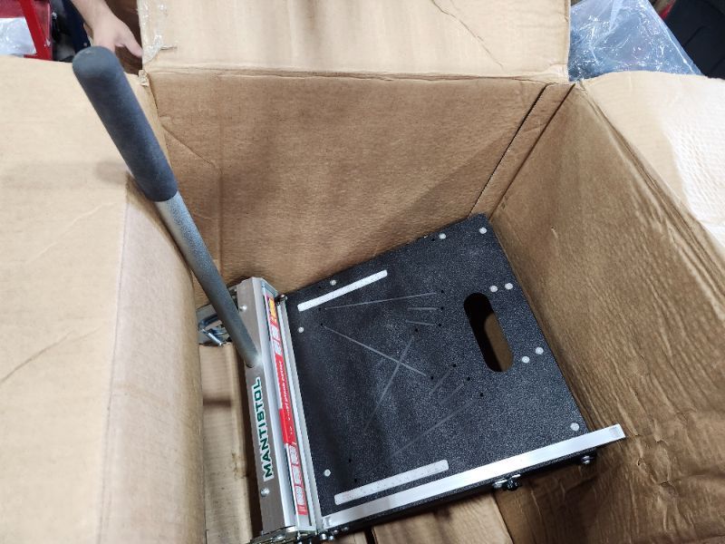 Photo 1 of ***************Missing parts **************
MantisTol 13" Pro SPC, LVP, LVT, WPC, RVP, VCT, PVC and Rigid Core Vinyl Flooring Cutter LVT-330; Cuts up to 5/16" (8mm) thick !