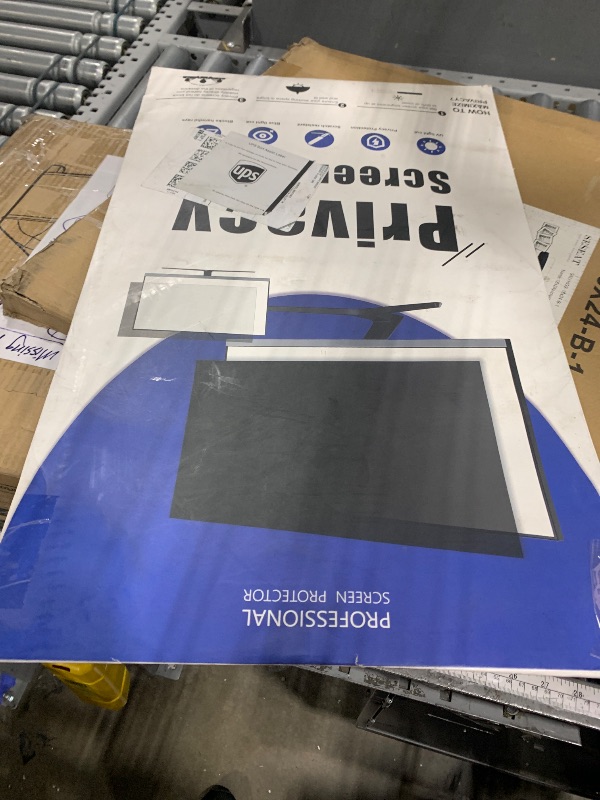 Photo 1 of [2-Pack] 27 Inch Privacy Screen for Computer Monitor 16:9 Aspect Ratio, Eye Protection Anti Blue Light Glare Shield, 27inch Removable Black Blackout Anti Spy Desktop Security Private Filter