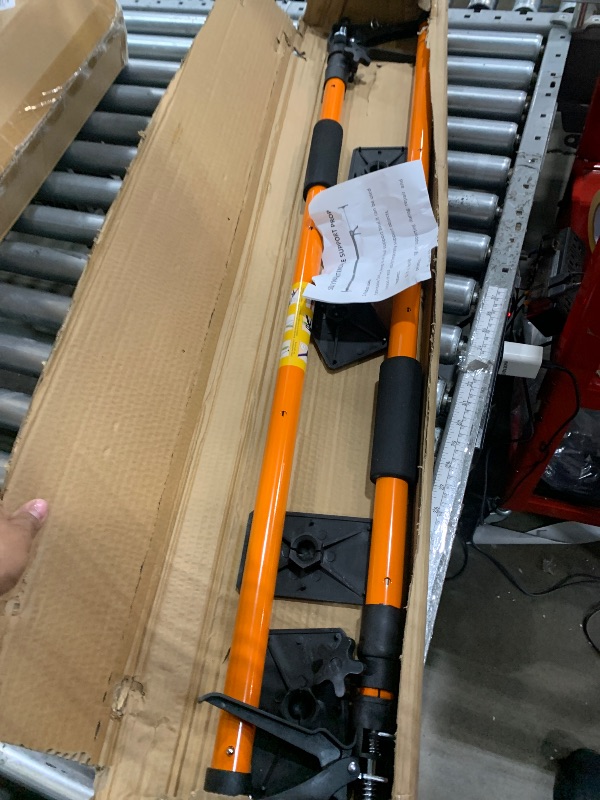 Photo 1 of ***PARTS ONLY***2Pack Adjustable Support Pole, Steel 3rd Hand System - Extends 45 to 114 Inch, Supports Up to 154 lbs - Ideal for Jacks, Cargo Bars, Drywalls & Cabinet Installations