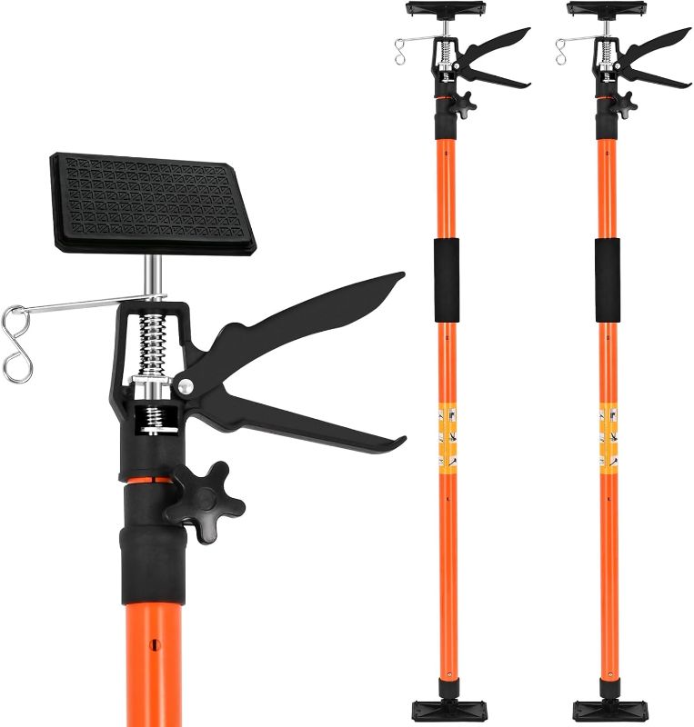 Photo 1 of ***PARTS ONLY***2Pack Adjustable Support Pole, Steel 3rd Hand System - Extends 45 to 114 Inch, Supports Up to 154 lbs - Ideal for Jacks, Cargo Bars, Drywalls & Cabinet Installations