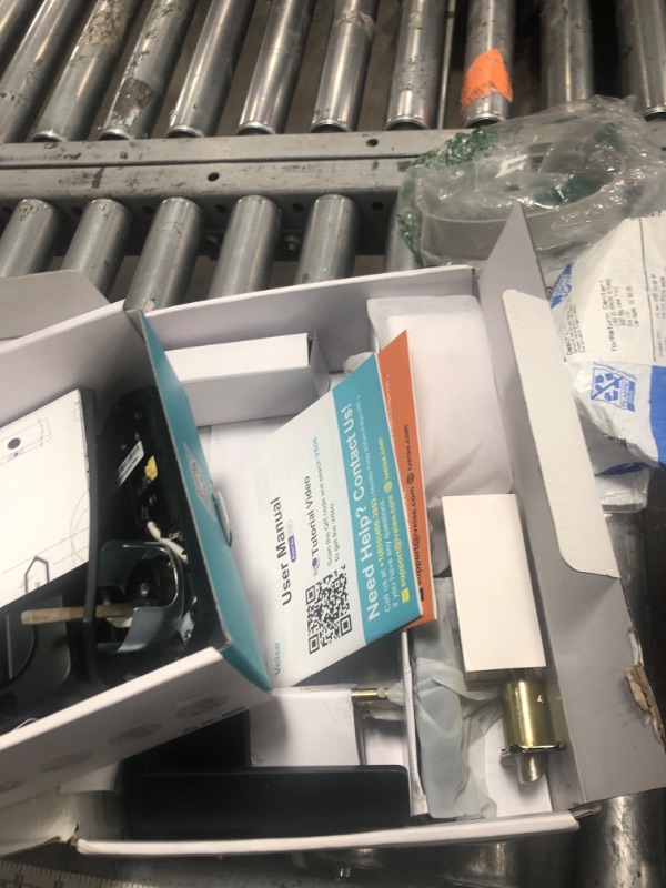 Photo 1 of Veise VE06-H Smart Front Door Lock Set, App Control, Keyless Entry Deadbolt with Lever Handle, Electronic Digital Touchscreen Keypad, Auto Lock, Easy Install, Matte Black