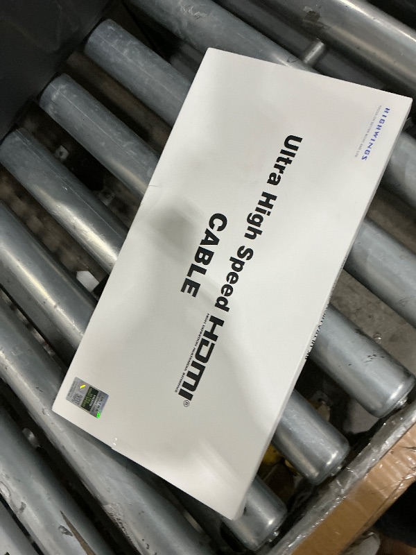 Photo 1 of 10K 8K HDMI 2.1 Cable 2-Pack 6.6FT, Highwings Certified 48Gbps Ultra High Speed Slim HDMI Cord,Support 4K@120Hz 8K@60Hz, HDCP 2.2&2.3, Dynamic HDR,eARC,DTS:X, Compatible with Roku TV/HDTV/PS5/Blu-ray