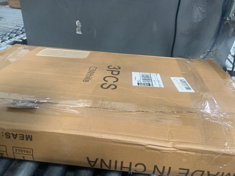 Photo 1 of [Upgrade Thickened] Cylinder Pedestal Stands for Party 3PCS, Large White Cake Pedestal Stand with Weighted Water Bag, Round Cylinder Tables for Wedding , Birthday, Party Art Decor, Floral Arrangements (White)