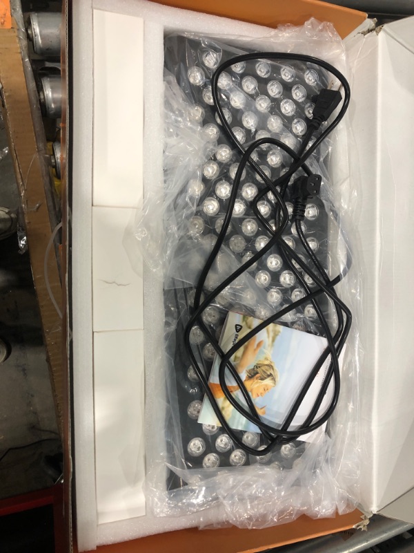 Photo 1 of LifePro BioHeal Red Light Therapy Panel - 90 & 120 LED - Red and Near Infrared light Therapy at 660nm & 850nm for Full Body Wellness, Relaxation & Comfort - Adjustable & Portable Panel for Daily Use