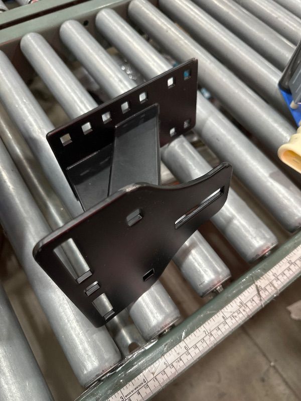 Photo 1 of (missing bolts) WELLUCK Trailer Spare Tire Mount for Utility Boat Trailer 3-Nuts Spare Tire Carrier Fits 4/5/6/8 Lugs Trailer Wheels on 4", 4.5'', 4.75'', 5'', 5.5'', 6'' and 6.5"Bolt Patterns,180Lbs, Anti-Theft Rope