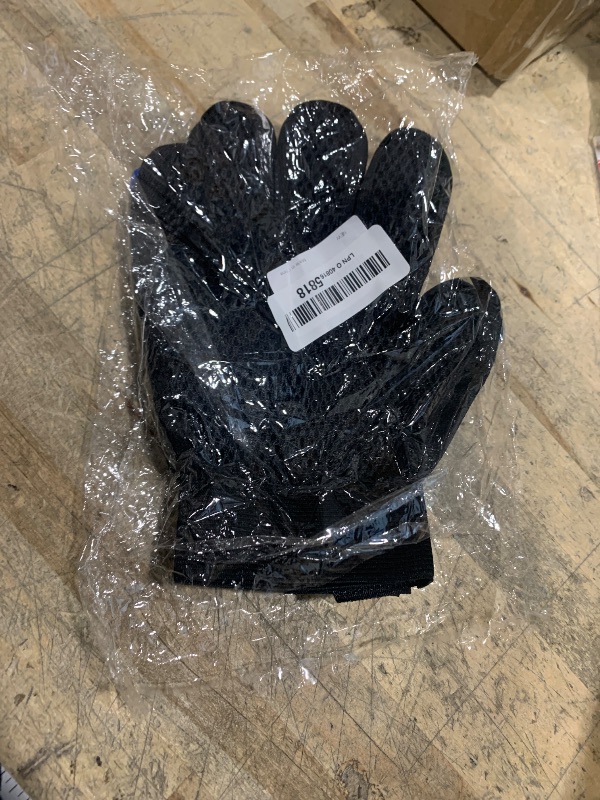 Photo 1 of 1 Pair Pet Grooming Glove,Gentle Deshedding Brush Glove Hair Remover Brush for Dogs,Cats & Horses with Long & Short Fur