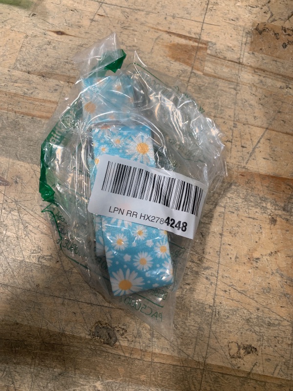 Photo 1 of 1.5 Inches Wide Martingale Dog Collar, Heavy Duty Adjustable Collar with Rwith Blue Daisy Floral Design, Military Grade Strong Dog Collar for Large/X-Large Breeds (M)