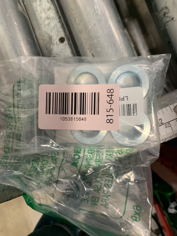 Photo 1 of (4-Pack) Zinc Plated Carbon Steel 5/8" Bore Shaft Collars Sets - Screw Style Bore Shaft Collars with 5/8" Bore Size, 1-1/8 Outer Diameter, and 1/2 Width - Suitable for Automotive and Industrial Use