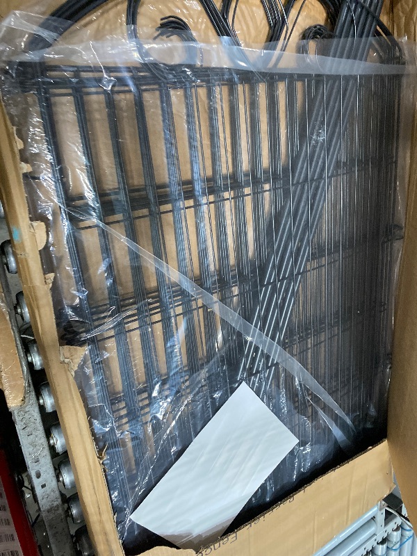 Photo 1 of 10 Panels No Dig Tall Garden Fence Panel – 44" H X 23.6' L Rustproof Metal Dog Fence Outdoor for Yard, Decorative Animal Barrier Fence for Pet, Garden Border, Patio, Flower Beds| Temporary Fencing