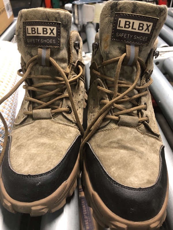 Photo 1 of (please see all images) ZBVB Steel Toe Boots for Men Work Safety Boots Indestructible Shoes Industrial Work Boots size 42