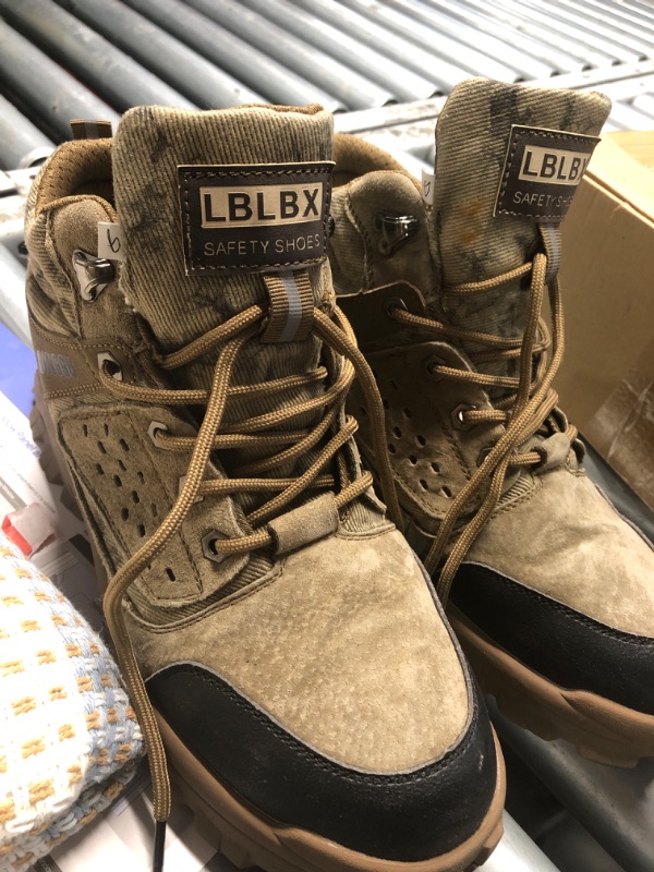 Photo 1 of (please see all images) ZBVB Steel Toe Boots for Men Work Safety Boots Indestructible Shoes Industrial Work Boots size 42