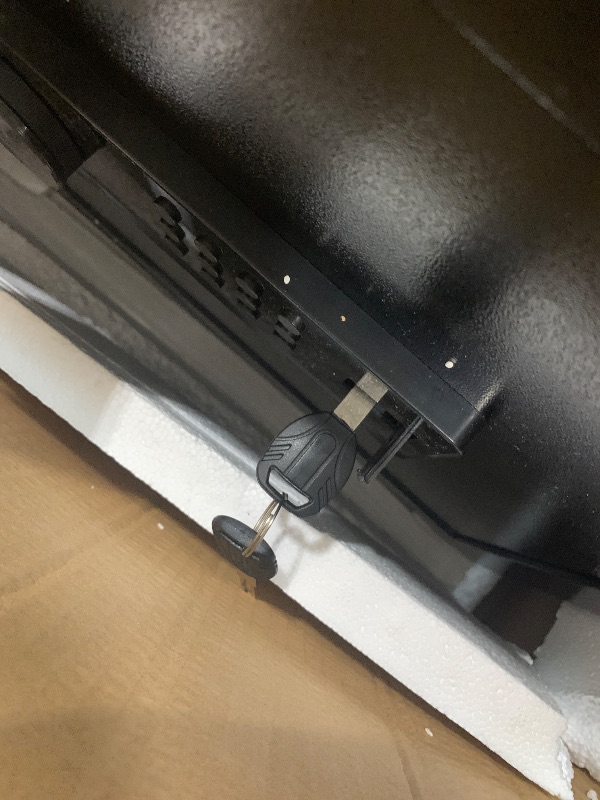 Photo 1 of 1.4 Cubic Feet Safe Box with Fireproof Waterproof Bag, Anti-theft Home Safe for Money Cash Documents Valuables, Digital Security Box with Alarm System, Electronic Keypad, Removable Shelf