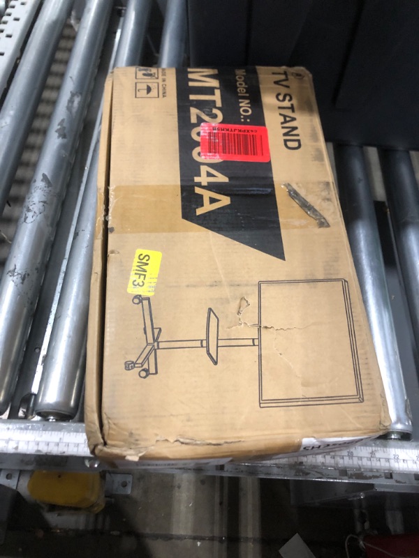 Photo 1 of ****************MISSING PIECES***************
Rfiver Mobile TV Stand for 23-60 Inch LCD LED Flat/Curved Panel Screen TVs up to 88 lbs, Rolling TV Stand with Adjustable Shelf & Tilt, Portable Floor Stand on Wheels for Bedroom, Living Room, Office