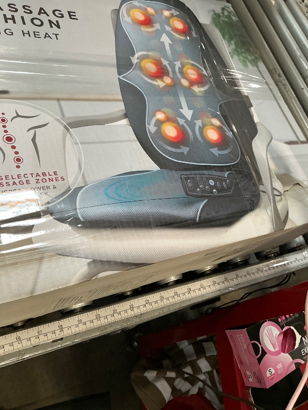 Photo 1 of (missing charger) COMFIER Shiatsu Back Massager with Heat,Deep Tissue Kneading Massage Seat Cushion