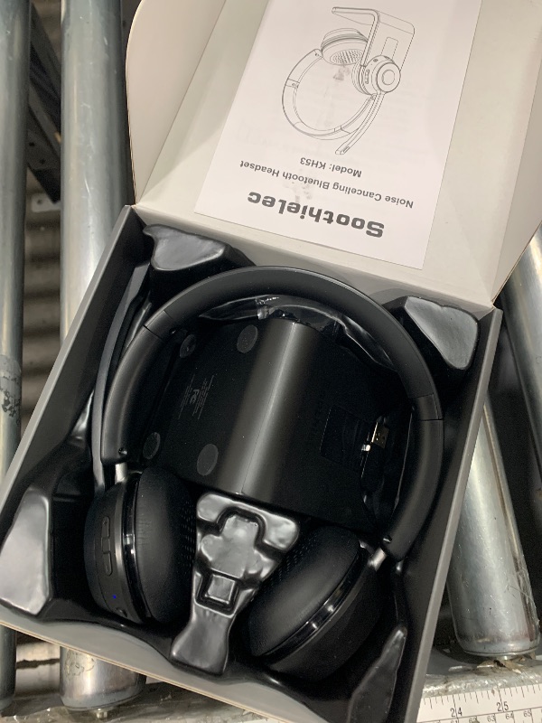 Photo 1 of (Upgraded Version) Wireless Headset, Bluetooth Headset with Noise Cancelling Microphone, Best Headphones with Mic Mute & USB Dongle for PC/Computer/Laptop/Cell Phones/Remote Work/Call Center