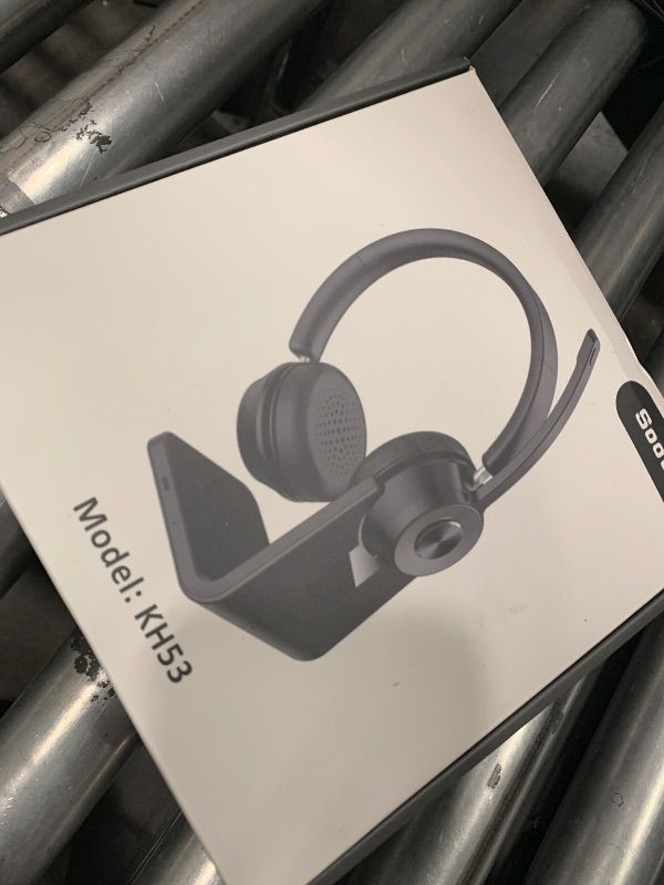 Photo 1 of (Upgraded Version) Wireless Headset, Bluetooth Headset with Noise Cancelling Microphone, Best Headphones with Mic Mute & USB Dongle for PC/Computer/Laptop/Cell Phones/Remote Work/Call Center