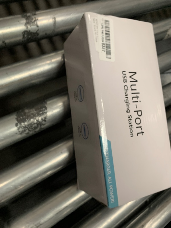 Photo 1 of 100W Charging Station for Multiple Devices, 10-Port USB Fast Charging Station with Adjustable Dividers & 10 Cables- Multi Device Organizer Charging Dock for iPhone, iPad, Tablets & More