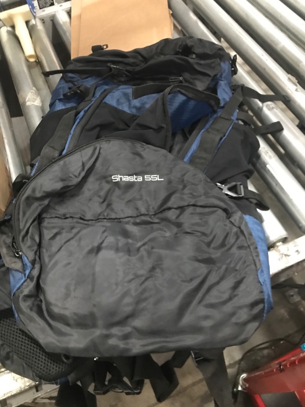 Photo 1 of  Outdoor Products Crestone 80L Internal Frame Backpack. Blue
