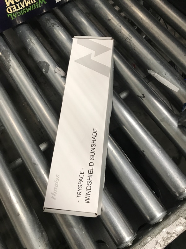 Photo 1 of [2025 Upgraded] Nmoiss Windshield Sun Shade Umbrella for Car - [Vinyl Coating Heat Shield] Protect Car from Sun Rays & Heat Damage Keep Cool and Protect Interior Large (61" L x 35" W)