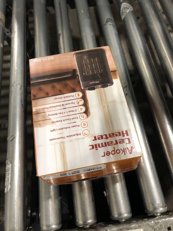 Photo 1 of *****FOR PARTS ONLY/NON-FUNCTIONAL ****** Space Heater, 1500W Electric Heaters Indoor Portable with Thermostat, PTC Fast Heating Ceramic Room Small Heater with Heating and Fan Modes for Bedroom, Office and Indoor Use