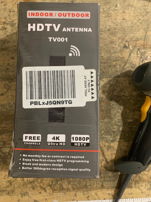 Photo 1 of 2025 Antenna for Smart TV for Local Channels,TV Antenna Indoor for Long Range Reception, Digital Antenna for Easy Installation and All Smart/Old TVs, Supports 4K 1080P HD VHF UHF