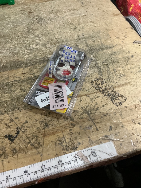 Photo 1 of Master Lock 1534D Locker Lock Set Your Own Word Combination Padlock, 1 Pack, Assorted Colors