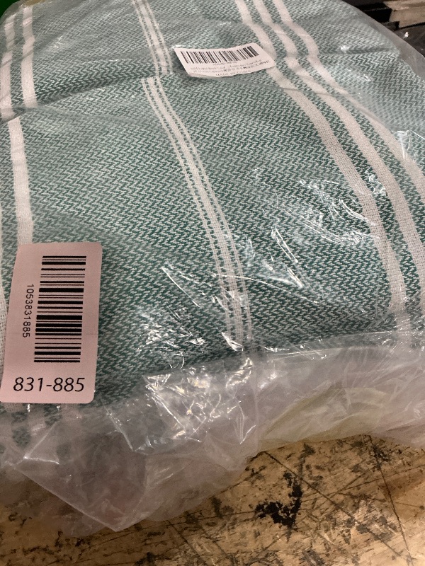 Photo 1 of (PARTIAL SET) YSYJ Turkish Beach Towel 6 Pack Beach Towels 36"x71" Beach Towel Oversized Sand Free Turkish Towel Quick Dry Bath Towels Teal