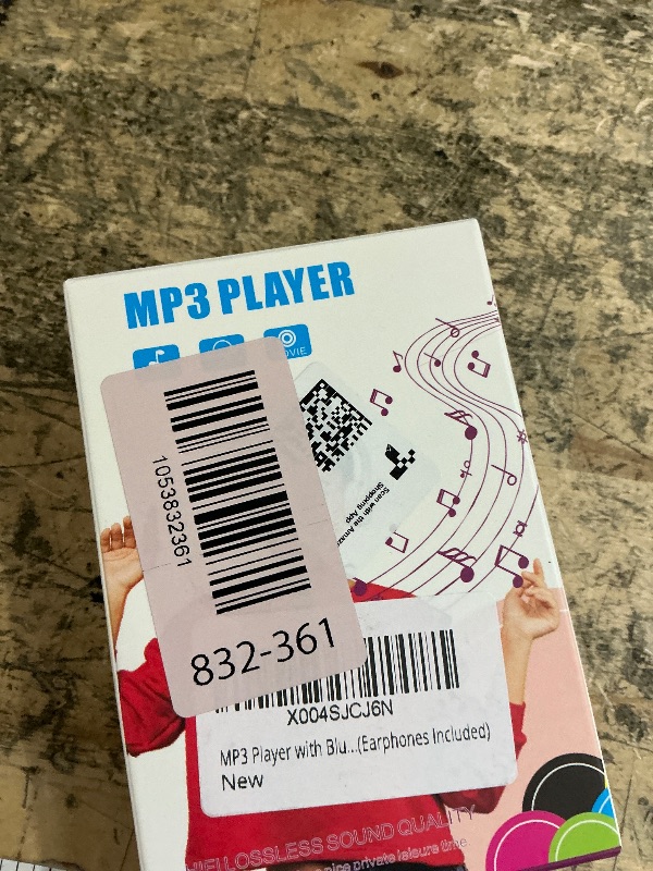 Photo 1 of (No sim included) MP3 Player with Bluetooth 5.2 HiFi Sound, with Built-in Speaker/FM Radio/Voice Recorder/E-Book, Lossless Sound Multifunctional Mini Design Ideal for Sport Running (Earphones Included)