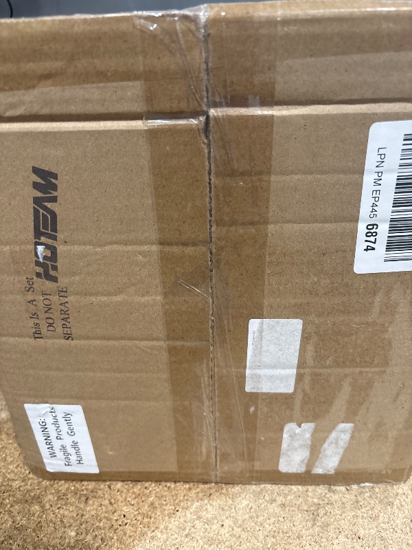 Photo 1 of 18 Pack Clear Acrylic Double Sided Frames Display Holder Gold Frames Acrylic Signs with Stand 2mm Gold Border for Wedding Restaurant Office Home Store Numbers Signs (5 x 7 Inch, Vertical)