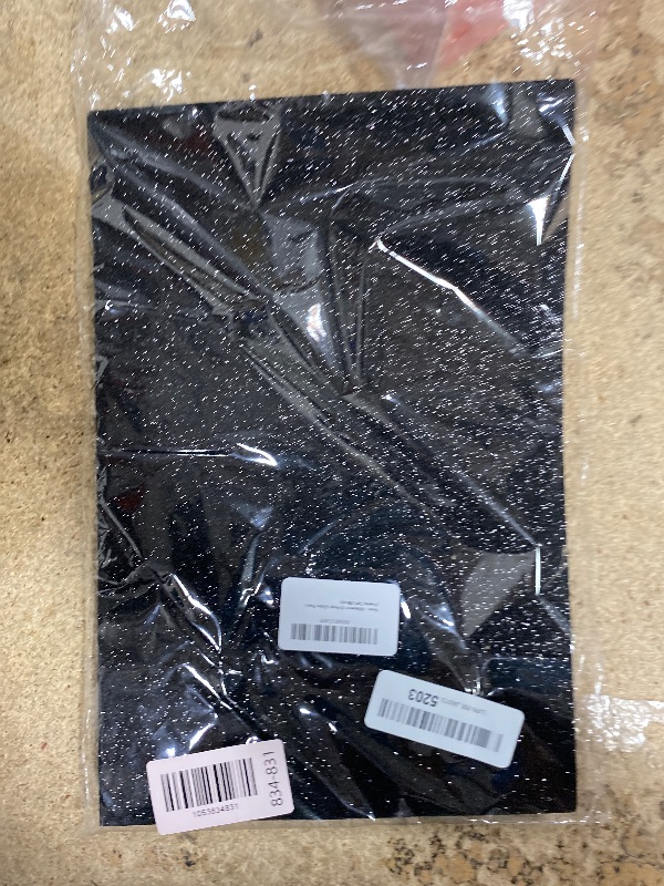 Photo 1 of 10 Pack Glitter Foam Sheets Craft 8 x 12 inch, Sparkles Foam Paper for Art Crafts Projects, Classrooms Scrapbook Gift DIY Cutters Card Party Decoration (Black)